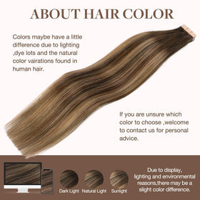 GOO GOO Tape in Hair Extensions 22 inch back view