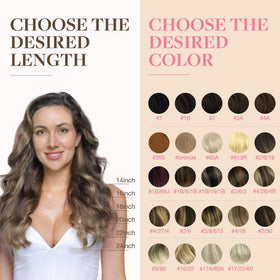 GOO GOO Tape in Hair Extensions 22 inch colour options