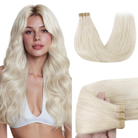GOO GOO Tape in Hair Extensions 22-inch front view