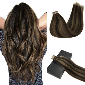 GOO GOO Tape in Hair Extensions 22-inch pack front view