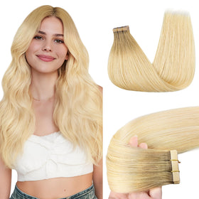 GOO GOO Tape in Hair Extensions 22" #R7/60F front view
