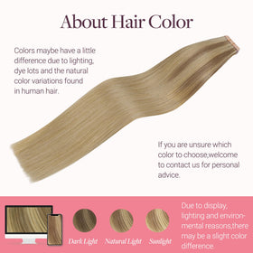 GOO GOO Tape in Hair Extensions 24" application process