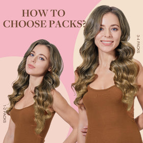 GOO GOO Tape in Hair Extensions 24inch side view