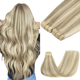 GOO GOO Tape in Hair Extensions 26-inch front view