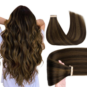 GOO GOO Tape in Hair Extensions 26 inch front view