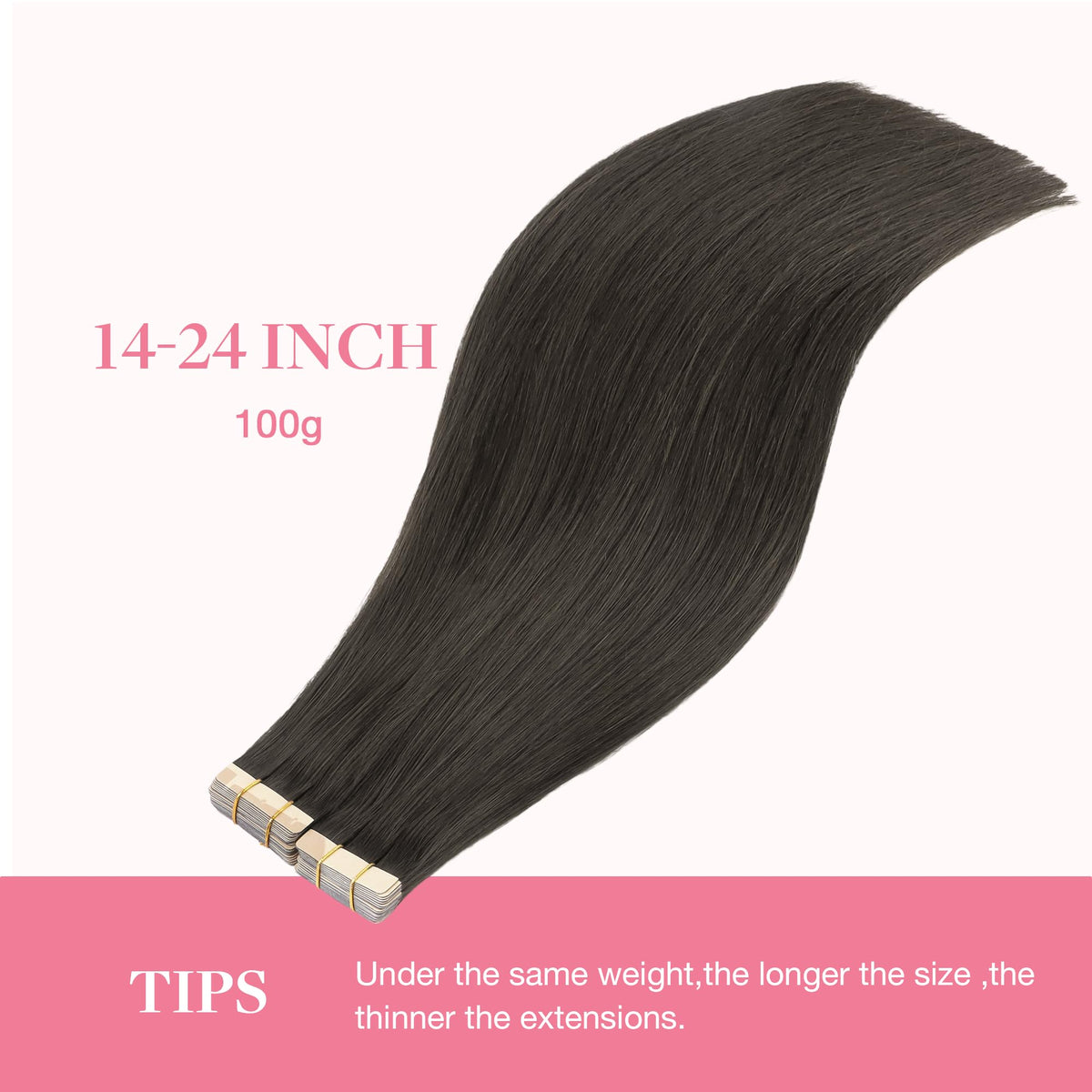 GOO GOO Tape in Hair Extensions 40pcs packaging