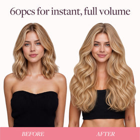 GOO GOO Tape in Hair Extensions 60pcs close-up
