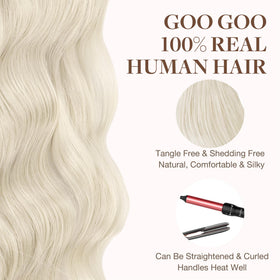 GOO GOO Tape in Hair Extensions after styling