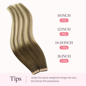 GOO GOO Tape in Hair Extensions application process