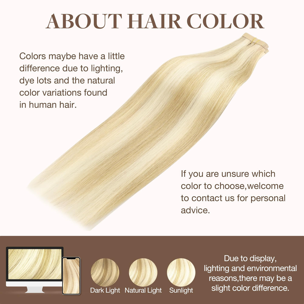 GOO GOO Tape in Hair Extensions application process