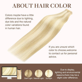GOO GOO Tape in Hair Extensions application process