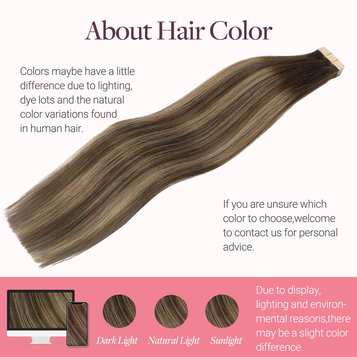 GOO GOO Tape in Hair Extensions application process