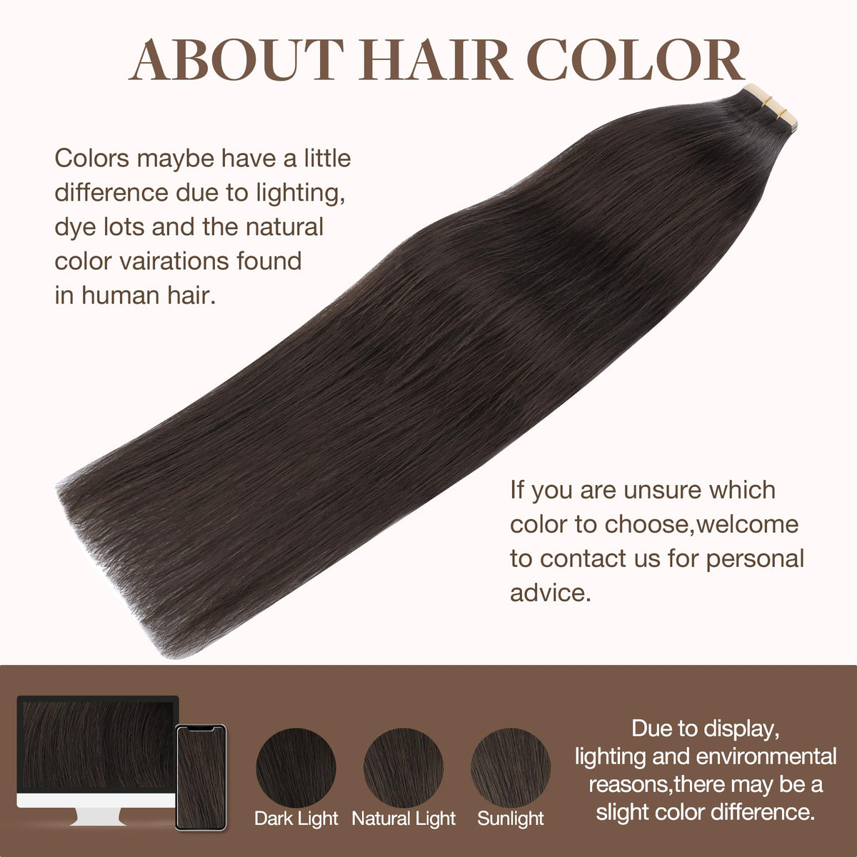 GOO GOO Tape in Hair Extensions application process