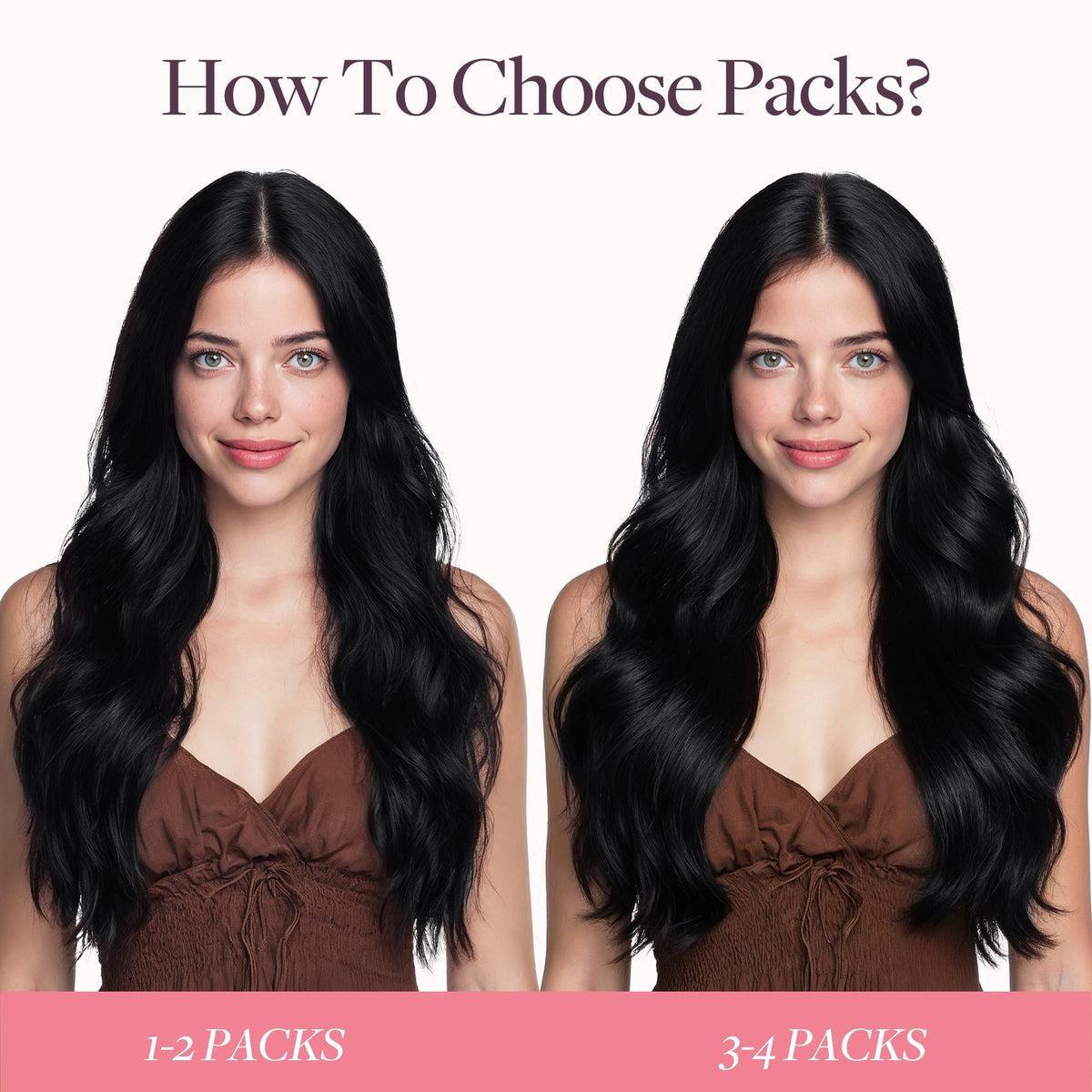 GOO GOO Tape in Hair Extensions application process