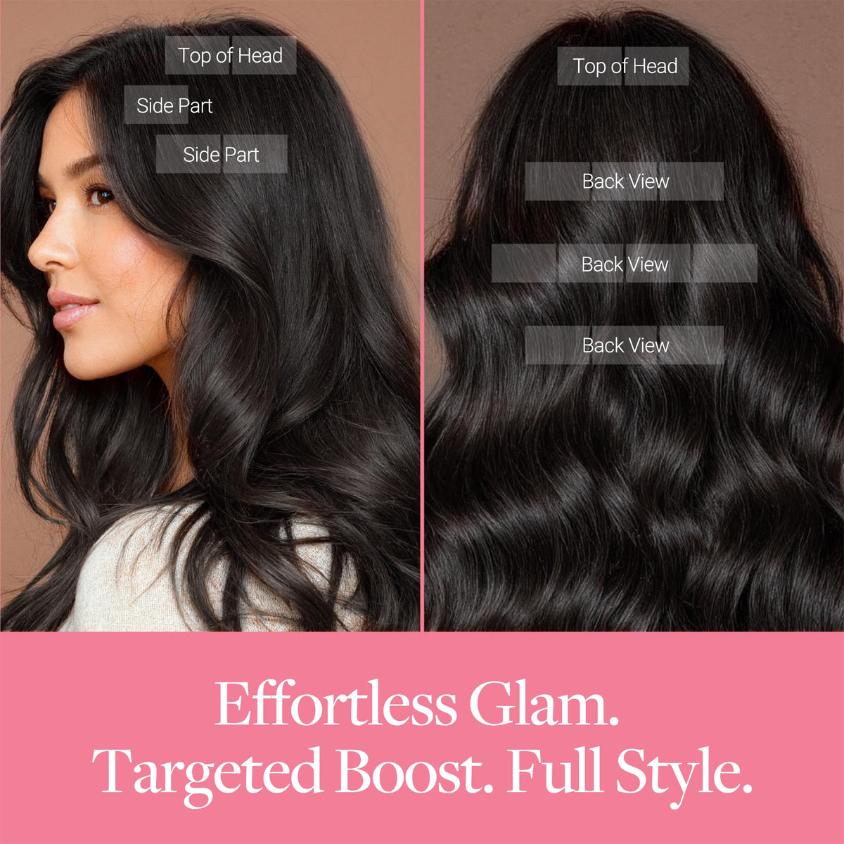 GOO GOO Tape in Hair Extensions application process