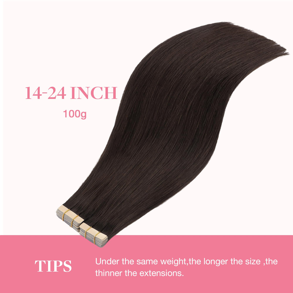 GOO GOO Tape in Hair Extensions application process