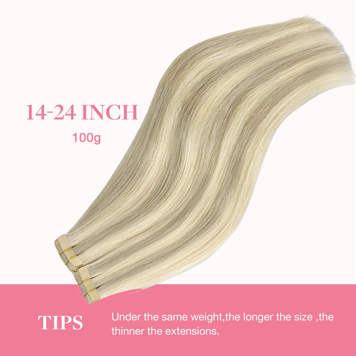 GOO GOO Tape in Hair Extensions color #17A/60A