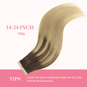 GOO GOO Tape in Hair Extensions color #4/18