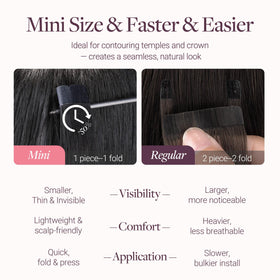 GOO GOO Tape in Hair Extensions color match service example