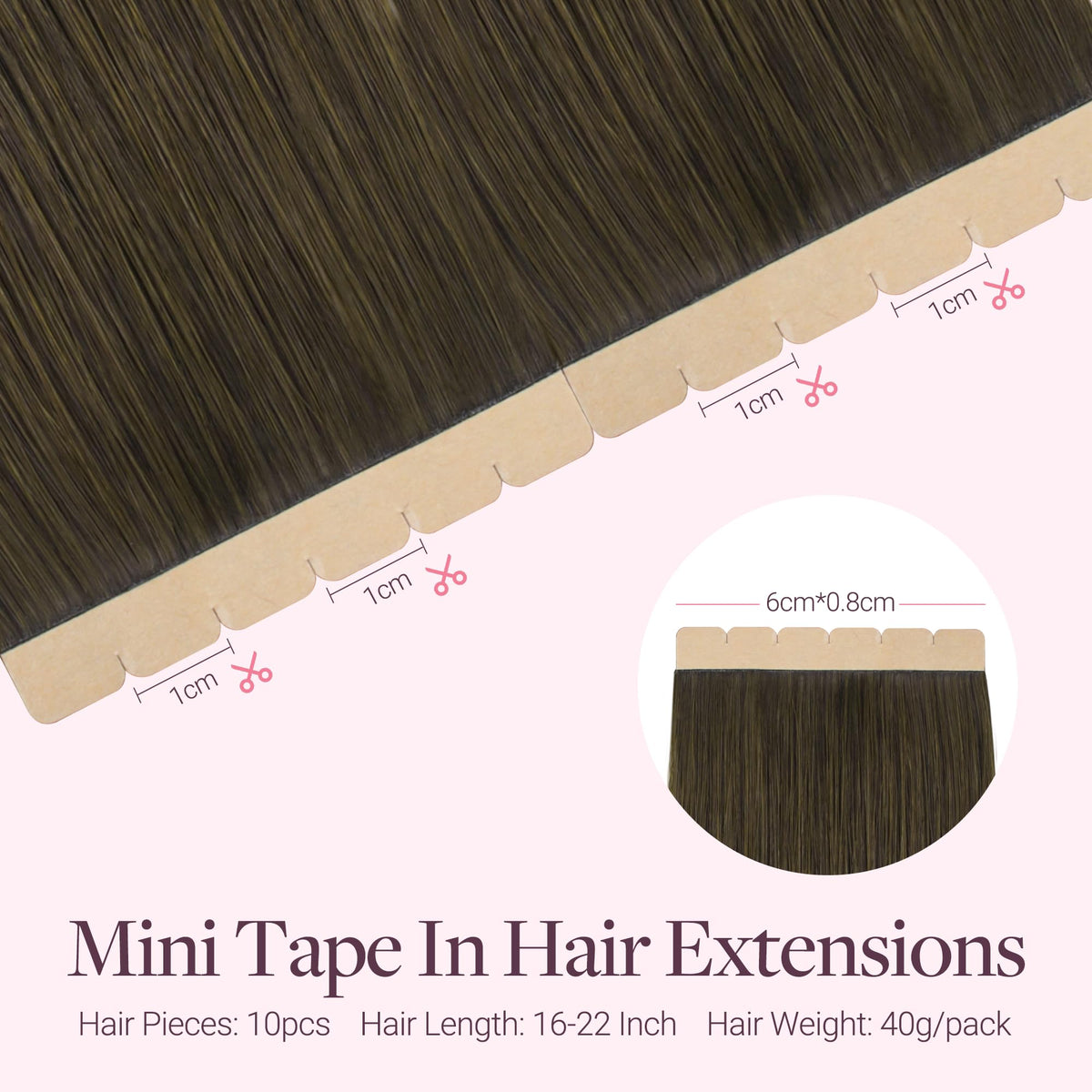GOO GOO Tape in Hair Extensions color match service example