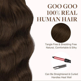 GOO GOO Tape in Hair Extensions color match service example