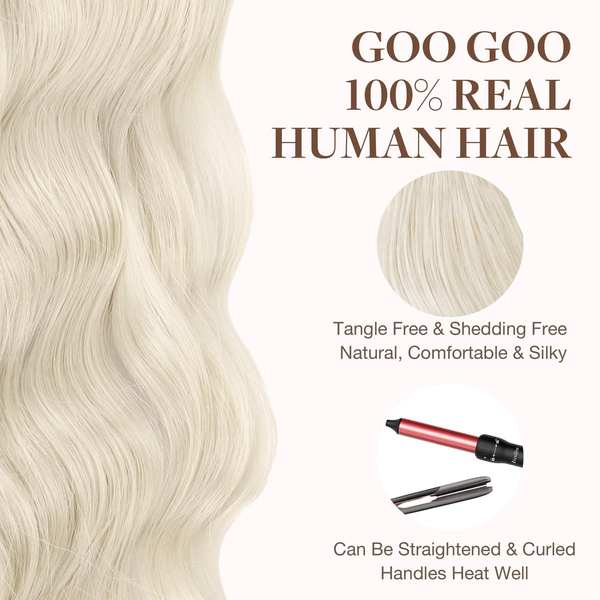 GOO GOO Tape in Hair Extensions color variation