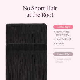GOO GOO Tape in Hair Extensions in a hairstyle