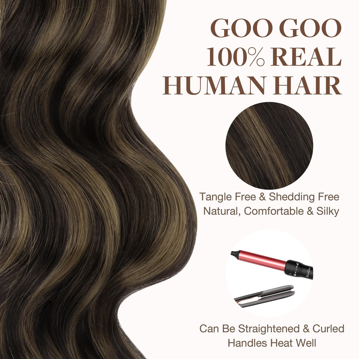 GOO GOO Tape in Hair Extensions in a lifestyle setting