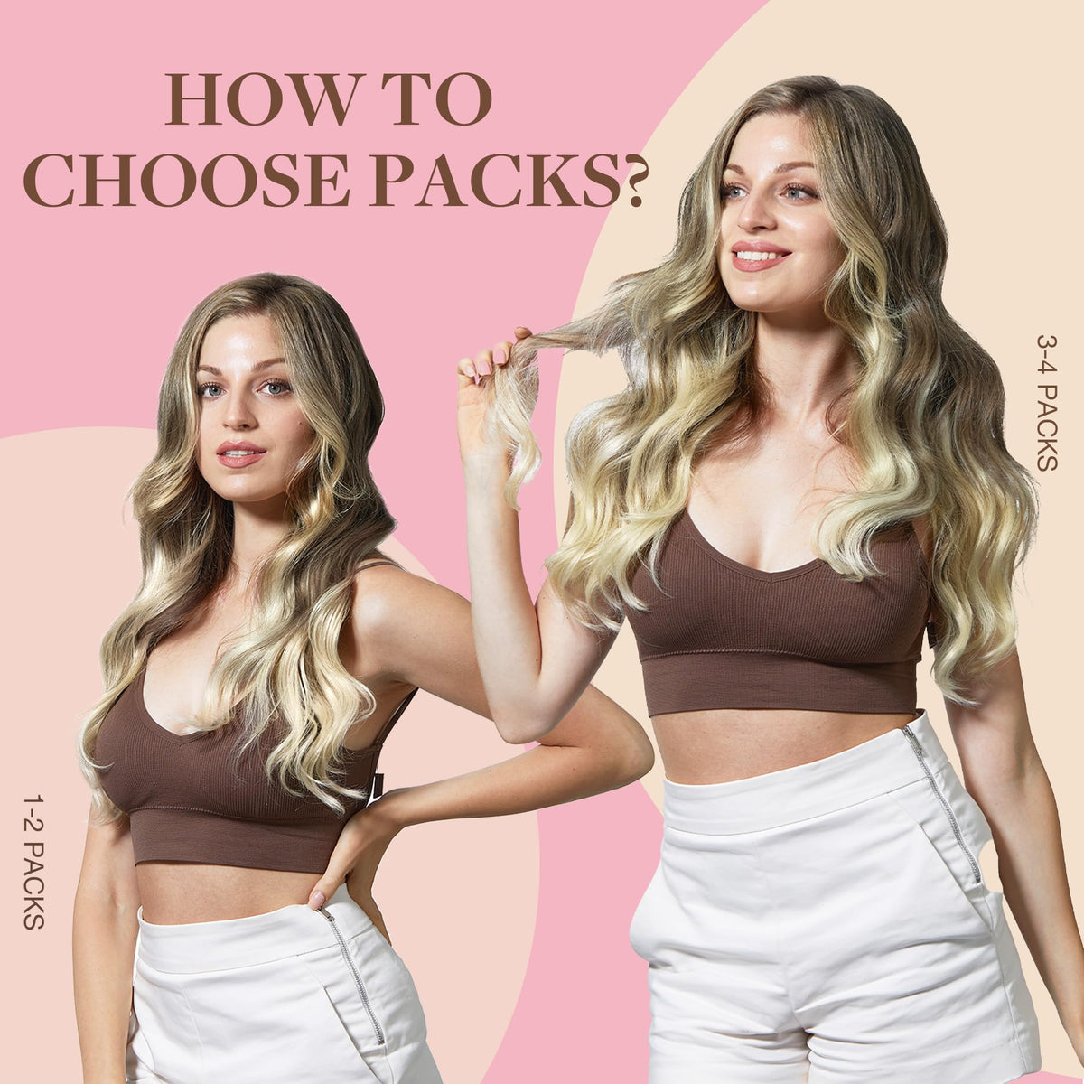 GOO GOO Tape in Hair Extensions in a natural setting
