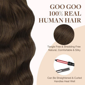 GOO GOO Tape in Hair Extensions in a natural setting