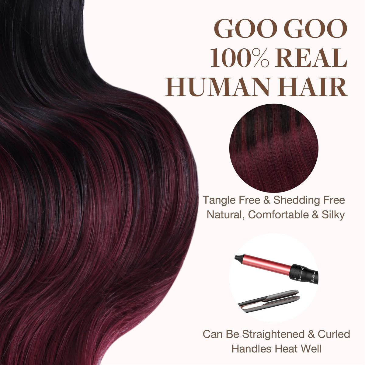 GOO GOO Tape in Hair Extensions installation guide