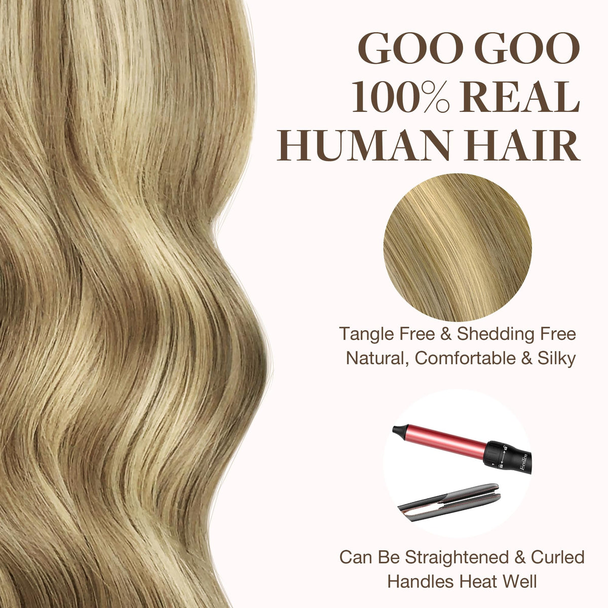 GOO GOO Tape in Hair Extensions installation guide