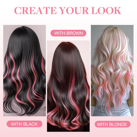 GOO GOO Tape In Hair Extensions Light Pink lifestyle scene