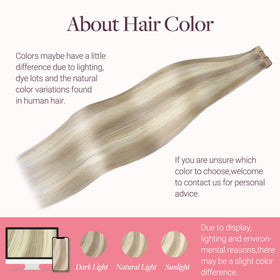 GOO GOO Tape in Hair Extensions on model