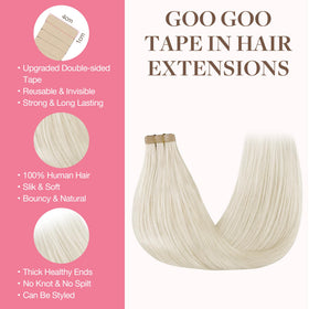 GOO GOO Tape in Hair Extensions packaging