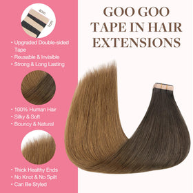 GOO GOO Tape in Hair Extensions packaging