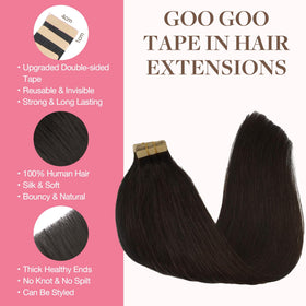 GOO GOO Tape in Hair Extensions packaging