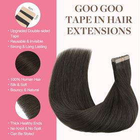 GOO GOO Tape in Hair Extensions packaging