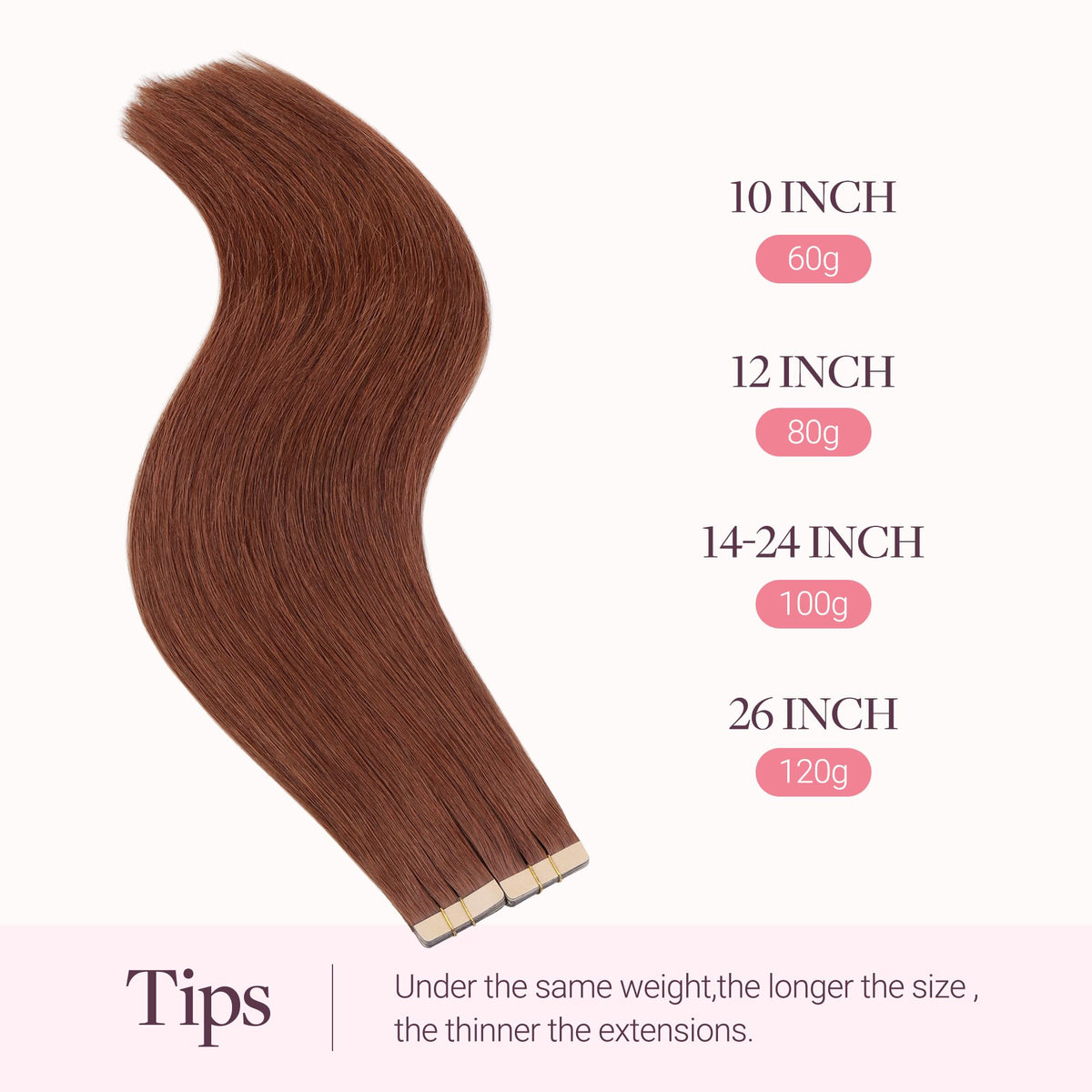 GOO GOO Tape in Hair Extensions packaging