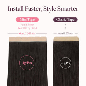 GOO GOO Tape in Hair Extensions packaging details