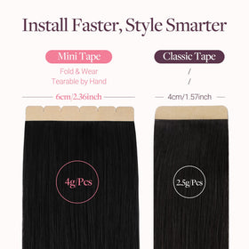 GOO GOO Tape in Hair Extensions packaging details