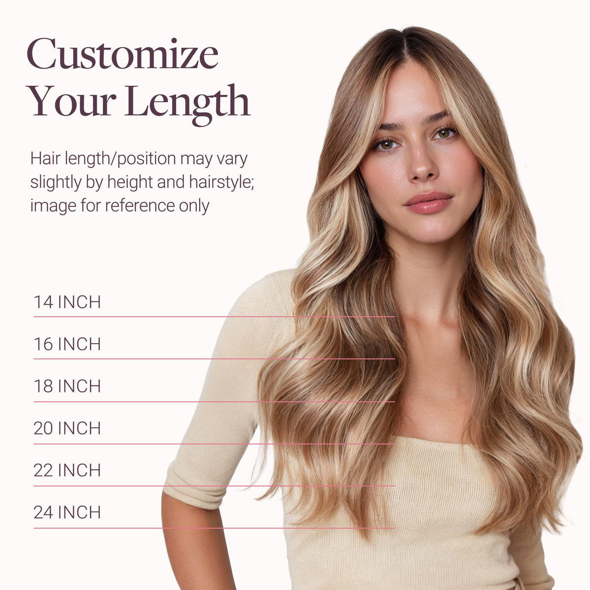 GOO GOO Tape in Hair Extensions showing application process