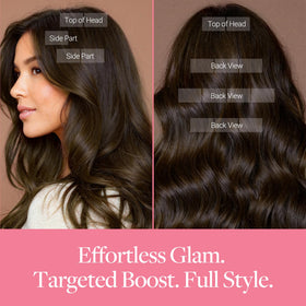 GOO GOO Tape in Hair Extensions showing application process