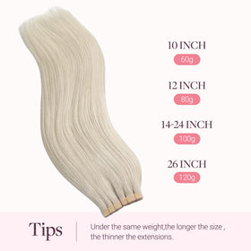 GOO GOO Tape in Hair Extensions showing strong tape