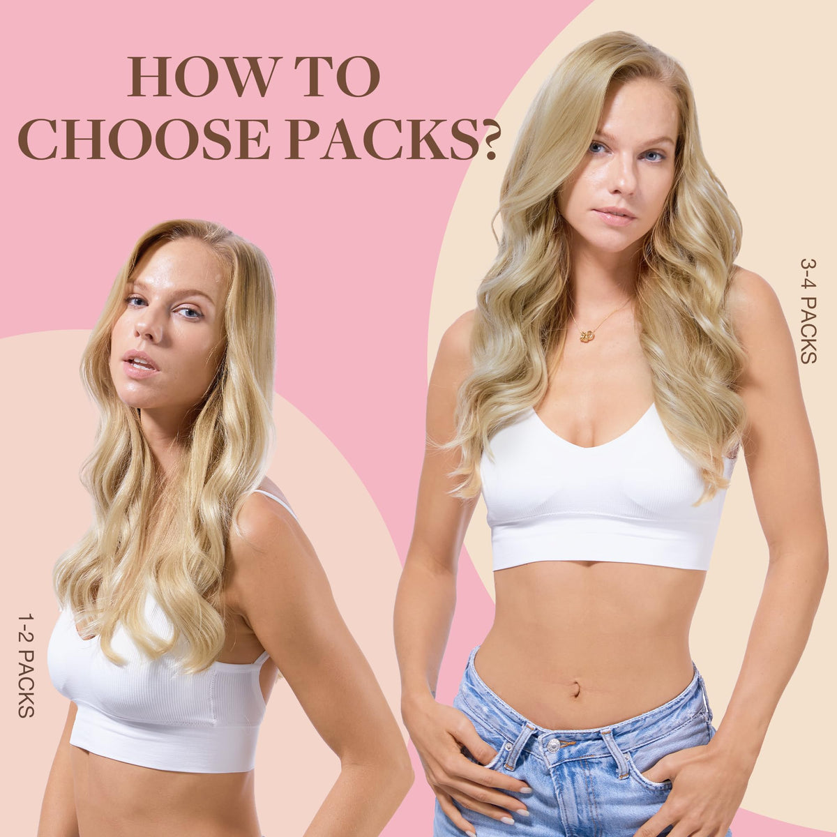 GOO GOO Tape in Hair Extensions showing texture and shine