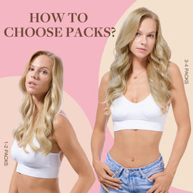 GOO GOO Tape in Hair Extensions showing texture and shine