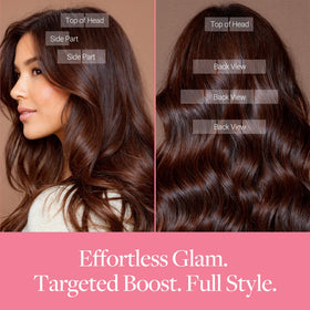 GOO GOO Tape in Hair Extensions styled in hair