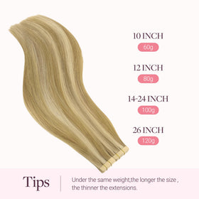GOO GOO Tape in Hair Extensions styled with curls