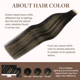 GOO GOO Tape in Hair Extensions styled with curls
