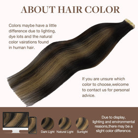 GOO GOO Tape in Hair Extensions styled with curls